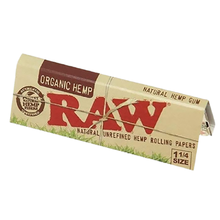 Raw Unrefined Organic 1 1/4 Size Rolling Papers (50 Count)