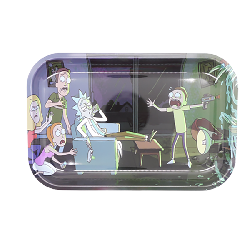 Rick And Morty Not Bothered Rolling Tray